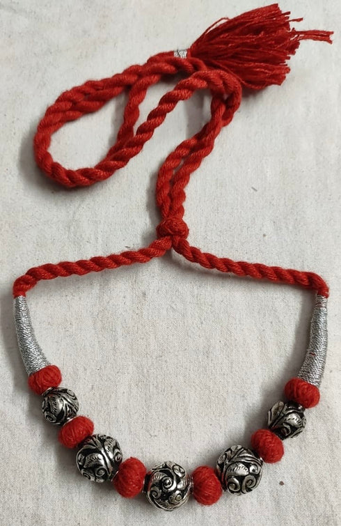 Chitai Bead Thread Necklace