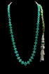 Green melon beads necklace