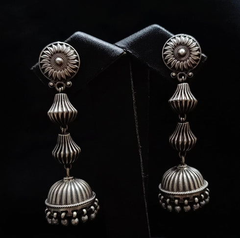 925 Silver Layered Jhumka