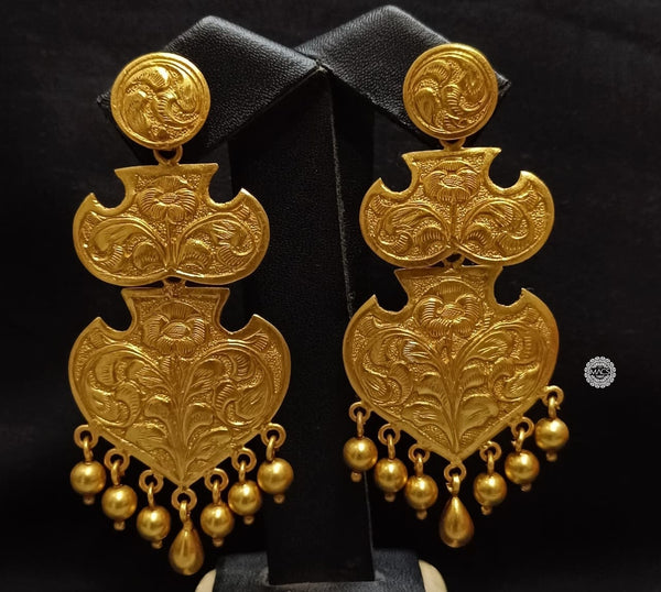 925 Gold plated Statement Earrings