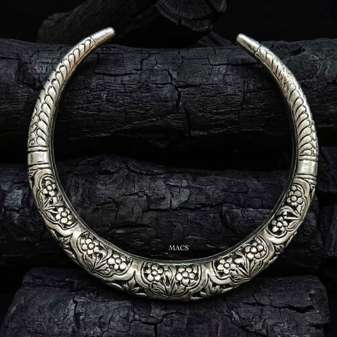 925 Reversible Silver Hasli Necklace