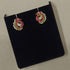 Peacock Kundan stud earrings
