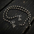 Silver beads anklet (pair)