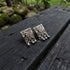 925 Silver Stud Drop Earrings