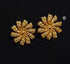 A pair of 925 gold plated silver parrot stud earrings