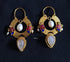 925 Kundan Fusion Earrings