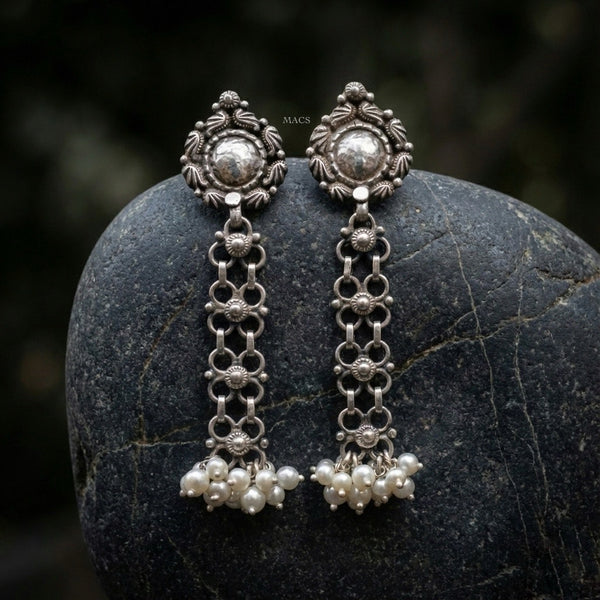 925 Silver Pearl Earrings
