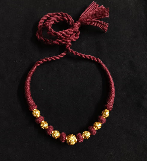 Gold plated 925 Chitai Bead Necklace