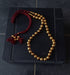 Goldplated Wax Carved Necklace