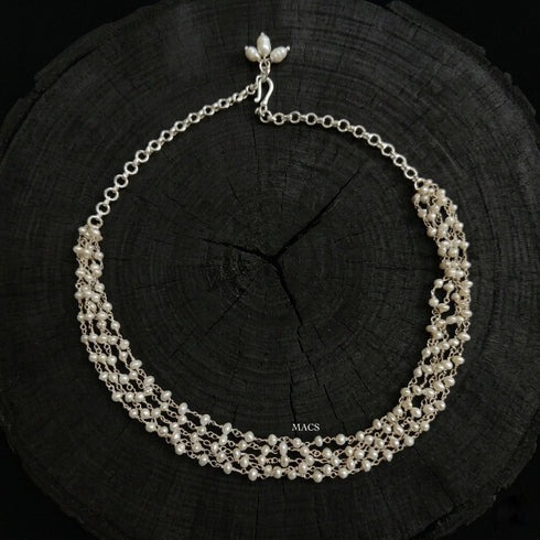Delicate Pearl Bunch Necklace