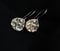 925 Coin Script Earrings