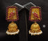 Kundan Goldplated Bird Jhumka