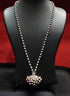 925 silver ghungaroo pendant necklace with long ball chain