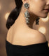 Silver Layered Statement Jhumka