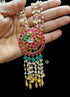 925 Peacock Kundan Pearl Necklace