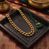 Two Line Gold Dholki Necklace