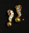 925 Silver Peacock Kundan Earrings