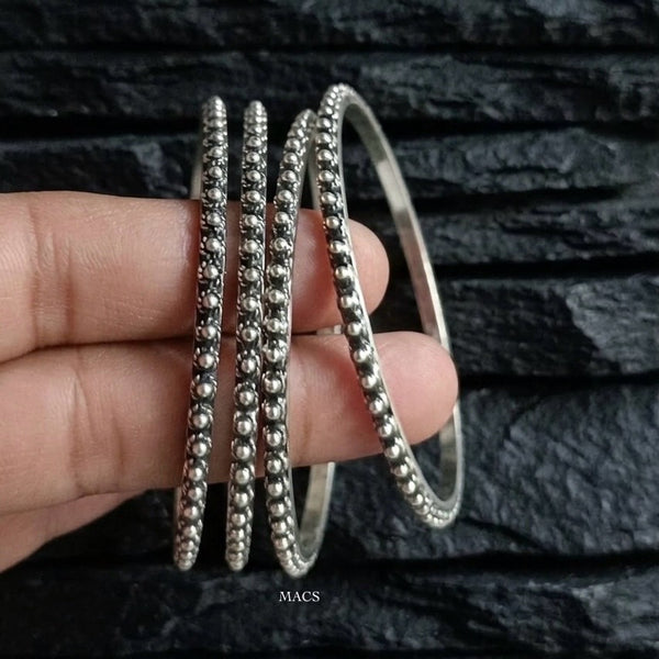 925 Pure Silver Bangles (Size 2.6)