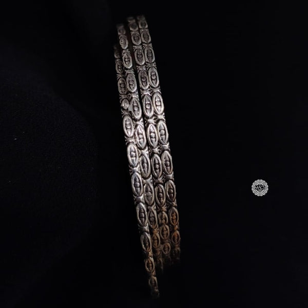 925 Silver Bangles Set (Size 2.8)