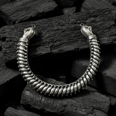 Silver Hammered Sutlada Necklace