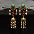 Delicate Multi-Kundan Pearl Jhumka
