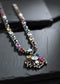 925 Silver Navratna Necklace (pre order)