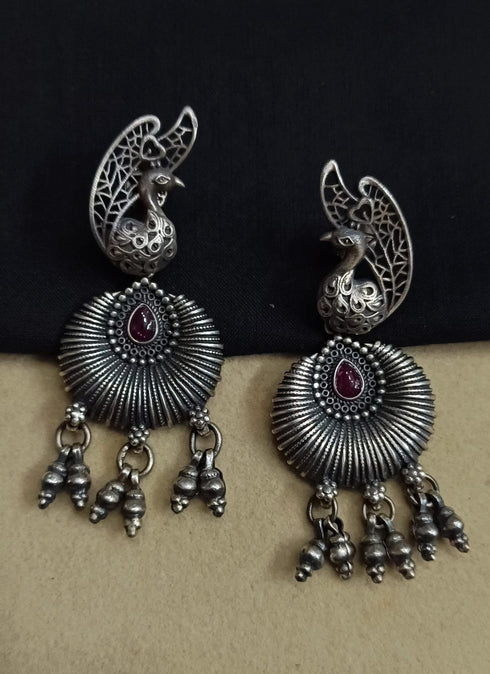 Peacock Kempstone Earrings