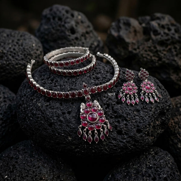 925 Dark Pink Addigai Kemp Set (pre order)