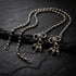 925 Silver beads minimal anklet (pair)