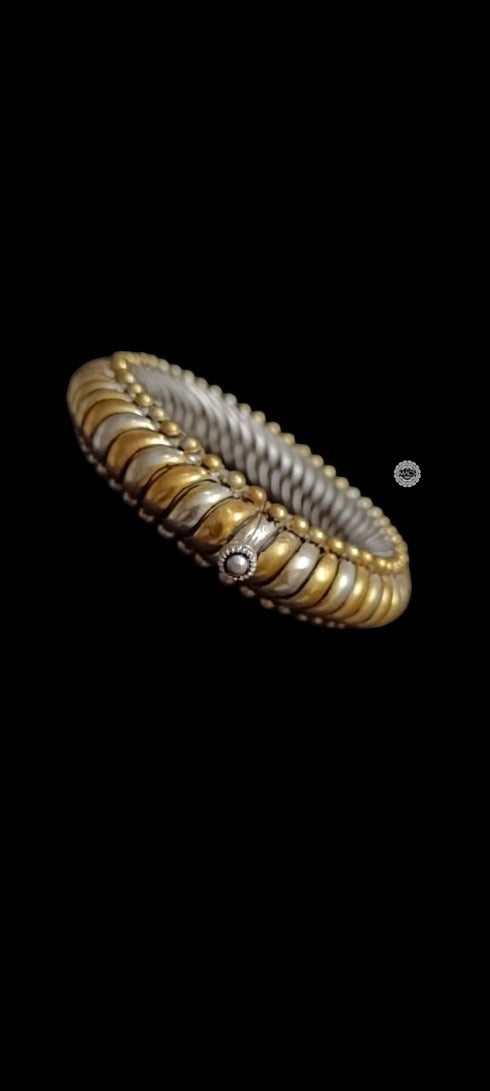 925 Dual tone Sutlada Kada Bangle