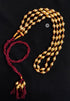 Maroon thread dholki necklace