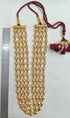 Gold Dholki 4 line Necklace