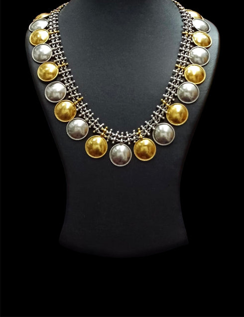 925 Dual tone necklace