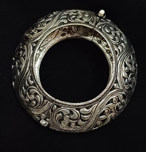 Chitai Round Silver kada (Size 2.4)