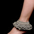 heavy pure silver anklet