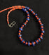925 Silver Coral Lapis necklace