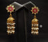 Kundan Gold Pearl Jhumka