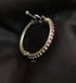 925 Pink Stone Bangle (Size 2.6)