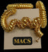 Gold Sutlada Bangle Kada from MACS Jewelry in 925 pure silver