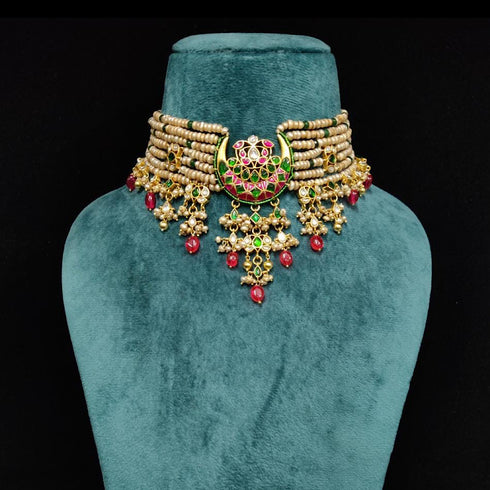 Jadau Kundan Pearl Necklace
