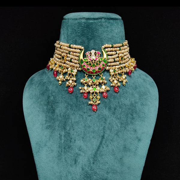 Jadau Kundan Pearl Necklace