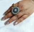 Handcrafted 925 Silver Statement Ring for Women