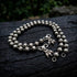 Silver big beads anklet (pair)