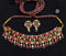 Gold Plated Multi Kundan Choker Necklace, Sabyasachi Bridal necklace, Jadau Kundan 925 Silver Necklace with studs