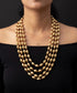 Four layered Gold plated Dholki Necklace bormala