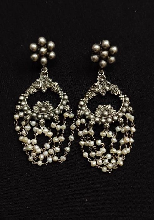 925 Silver Pearl Earrings
