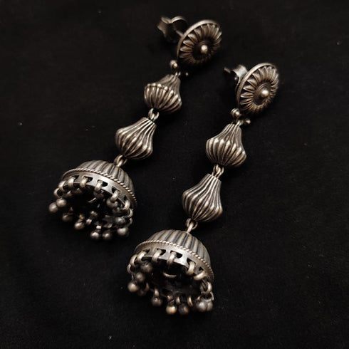 925 Silver Layered Jhumka