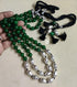 Dholki Green Beads Semiprecious Necklace
