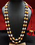 Two Line Dual tone Dholki Necklace