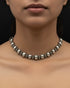 Badam Silver Choker